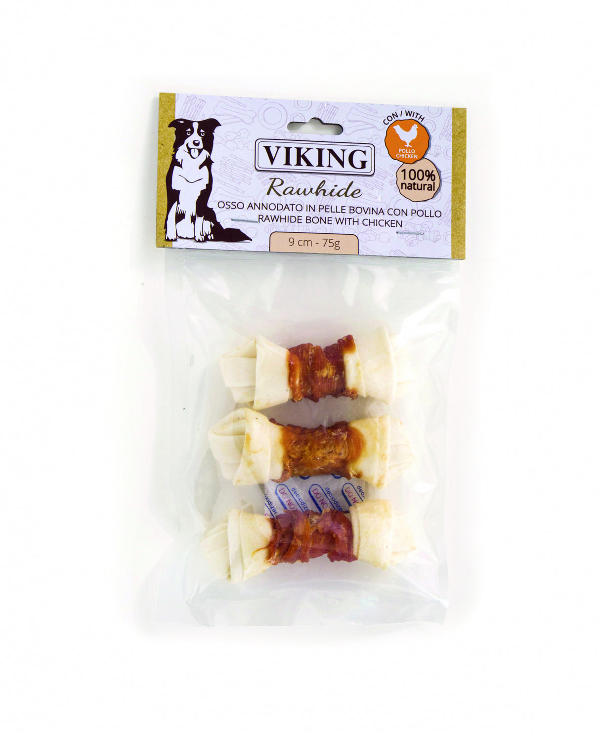 Viking Recompense Os Piele Presata cu Pui 9 Cm