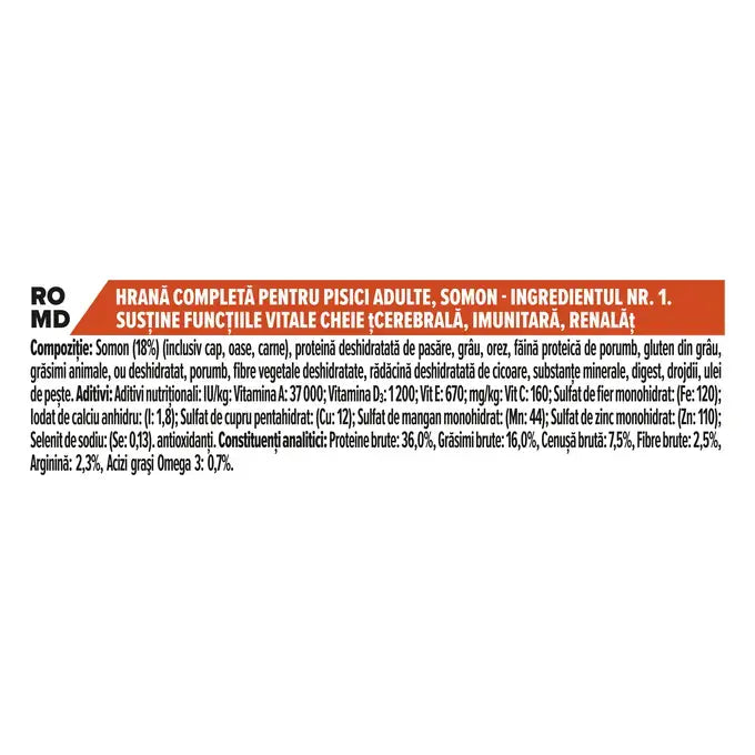 Pro Plan Cat Adult Vital Function cu Somon