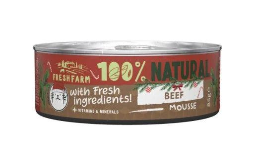 Fresh Farm Cat Mousse Pate cu Vita 85 Gr