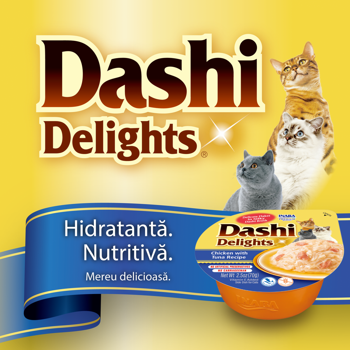 Ciao Dashi pentru pisici cu Pui
