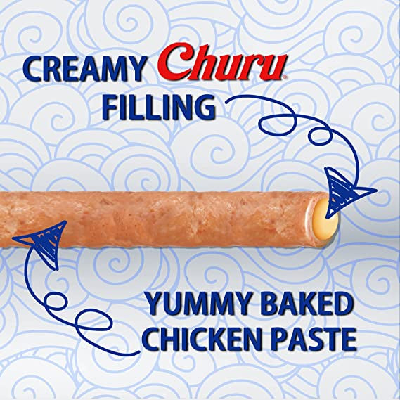 Churu Rolls Recompense pentru caini cu Pui
