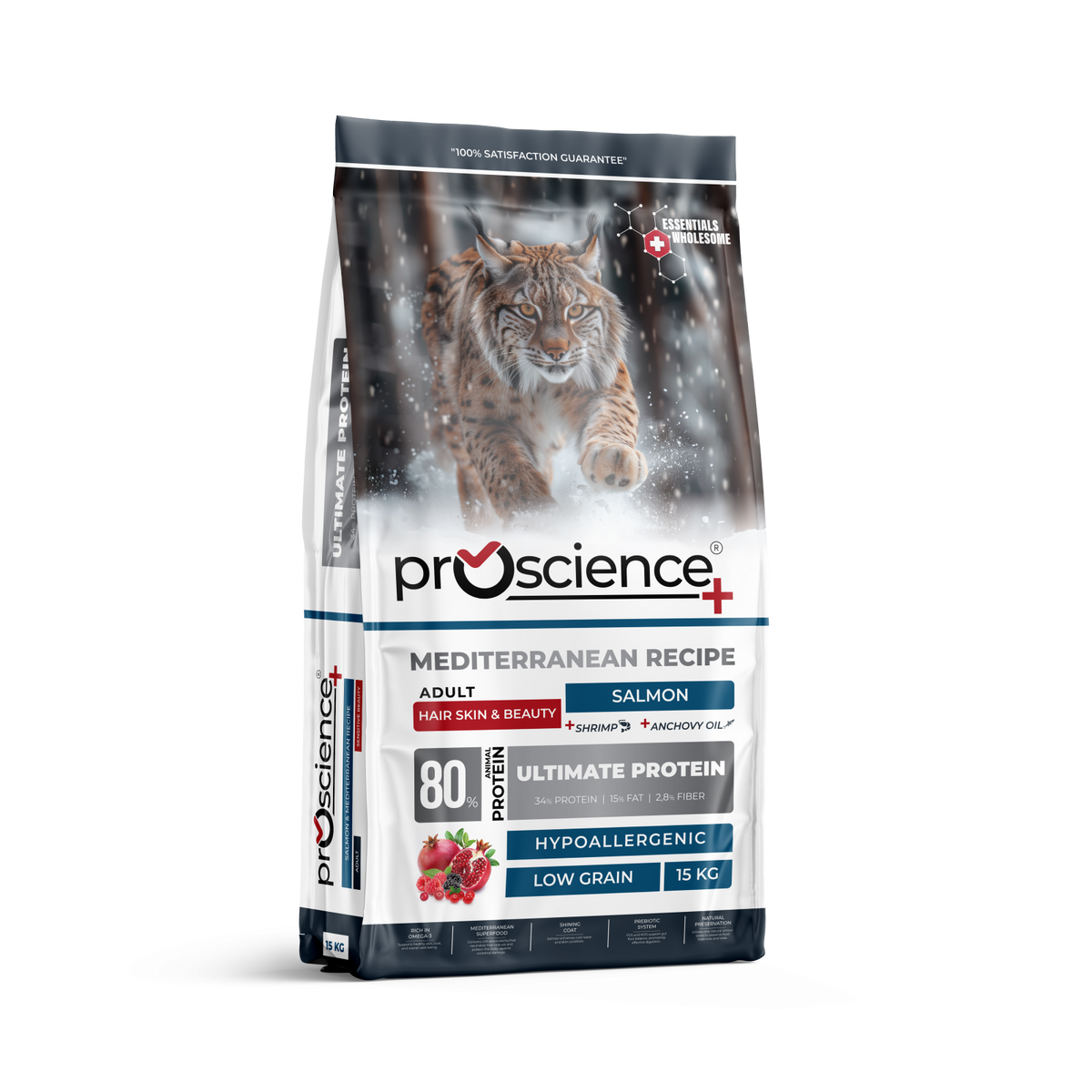 Pro Science Adult Cat Hair Skin & Beauty cu Somon