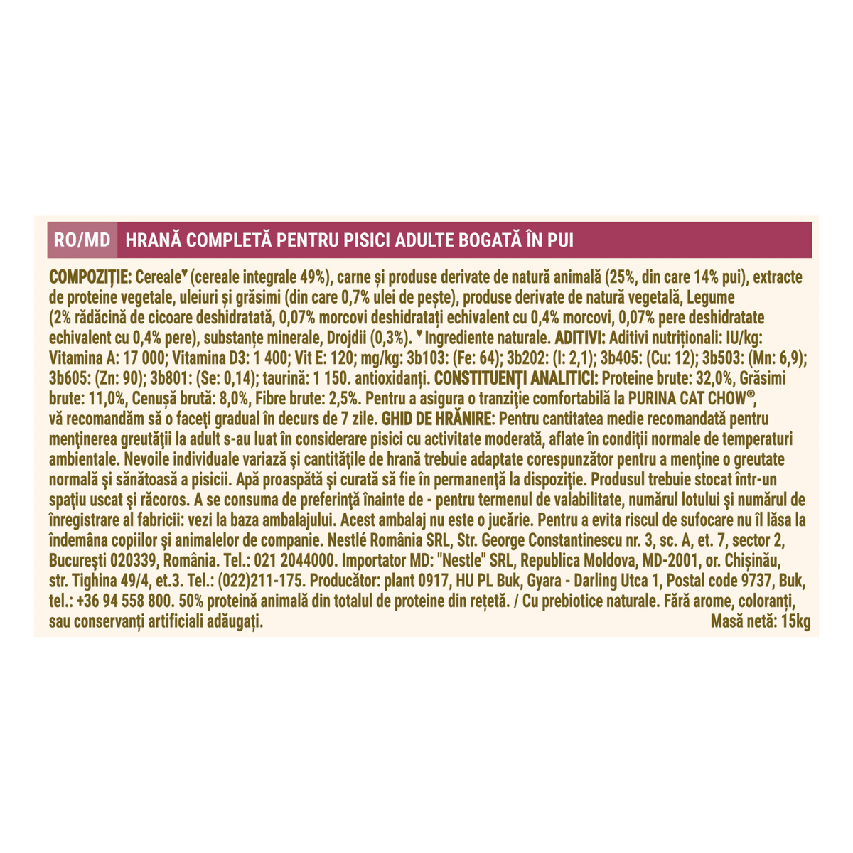 Cat Chow Adult Urinary Tract Health Pui