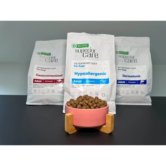 Superior Care Veterinary Diet Gastrointestinal Adult All Breeds cu Peste Alb