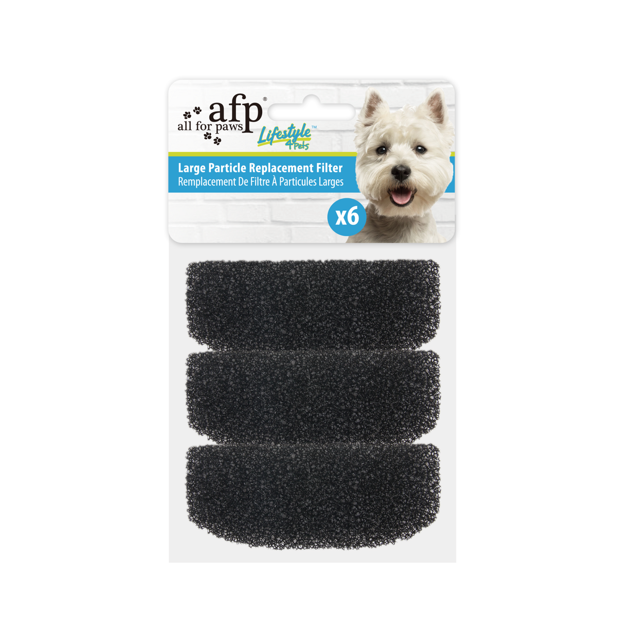 Afp Lifestyle 4 Pets Filtru de Rezerva pentru Particule Mari Set 6 Buc
