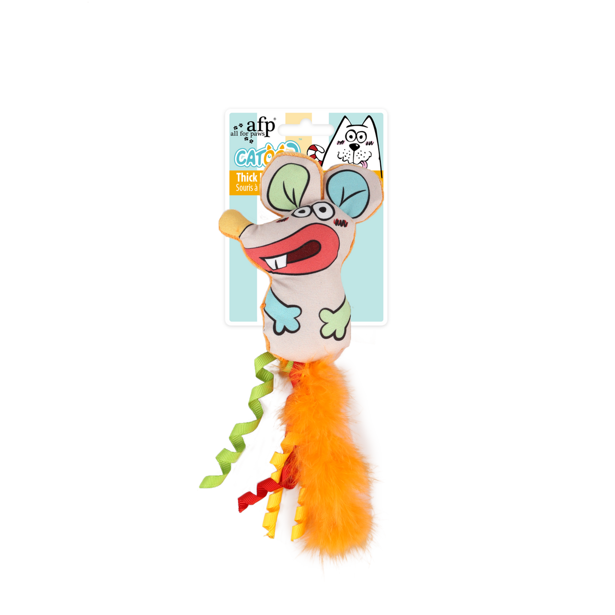 All for Paws Jucarie Thick Lip Mouse cu Catnip