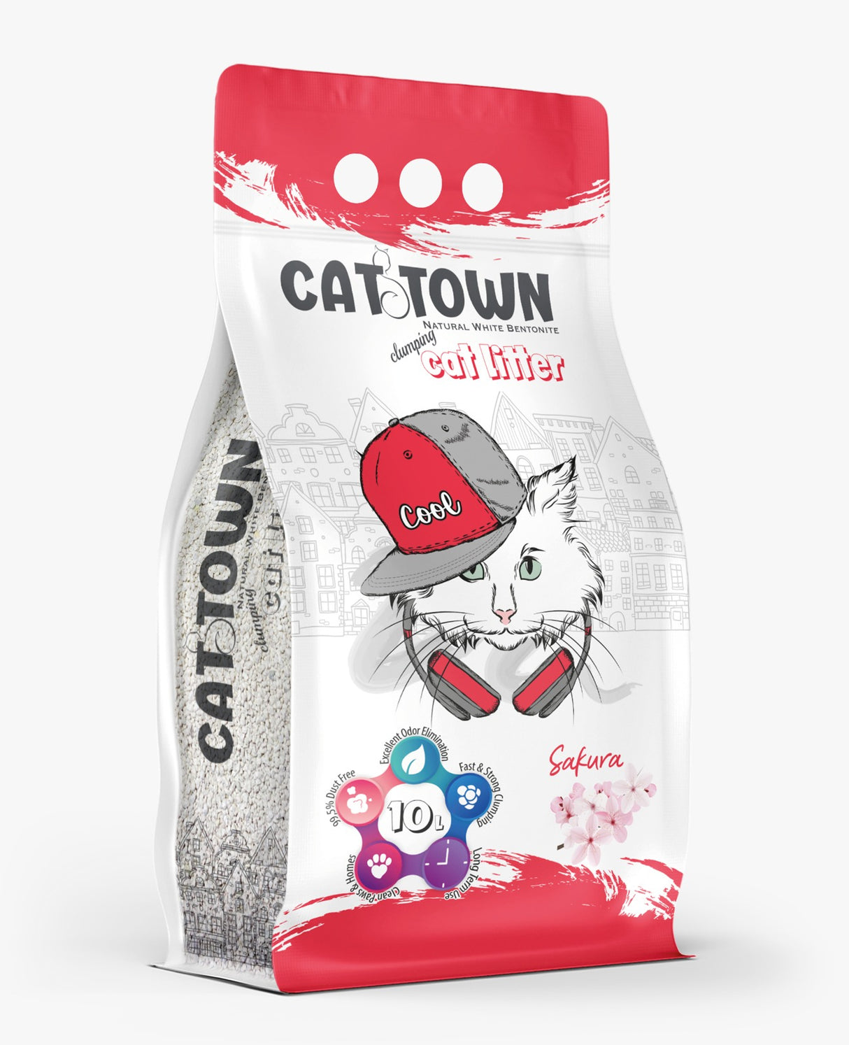 Asternut Igienic Cat Town Sakura pentru Pisici
