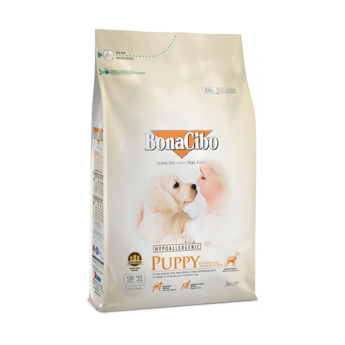 BonaCibo BonaCibo Puppy Chicken&Rice with Anchovy - imagine 1