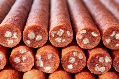 Bow Wow Recompense pentru caini mini salam cu vita si colagen 60buc/box