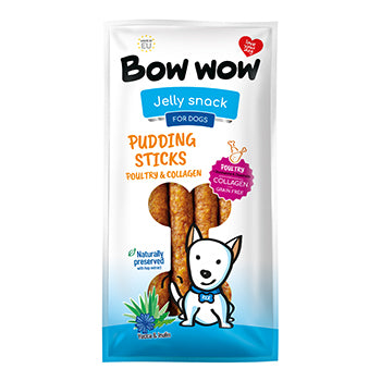 Bow Wow Recompense pentru caini salam de pui, colagen, yucca&inulina 6buc/pach