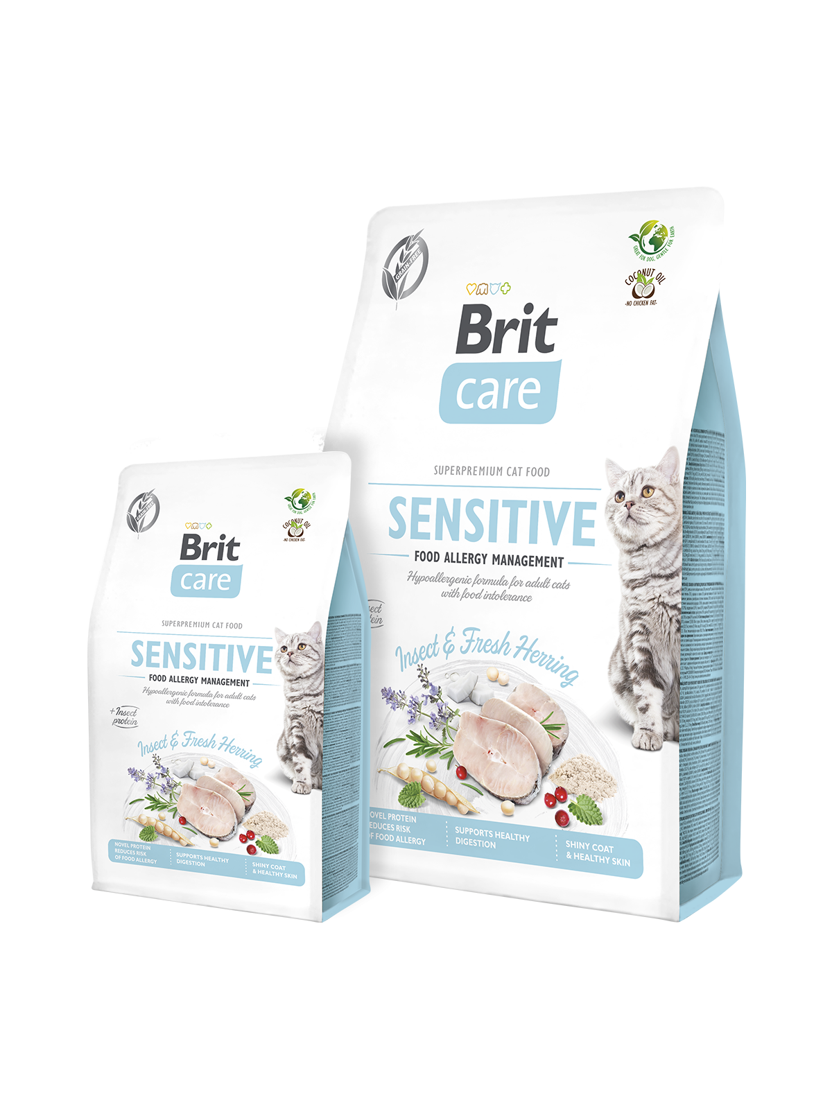 Brit Care Brit Care Cat Grain-Free Insect Food Allergy Management