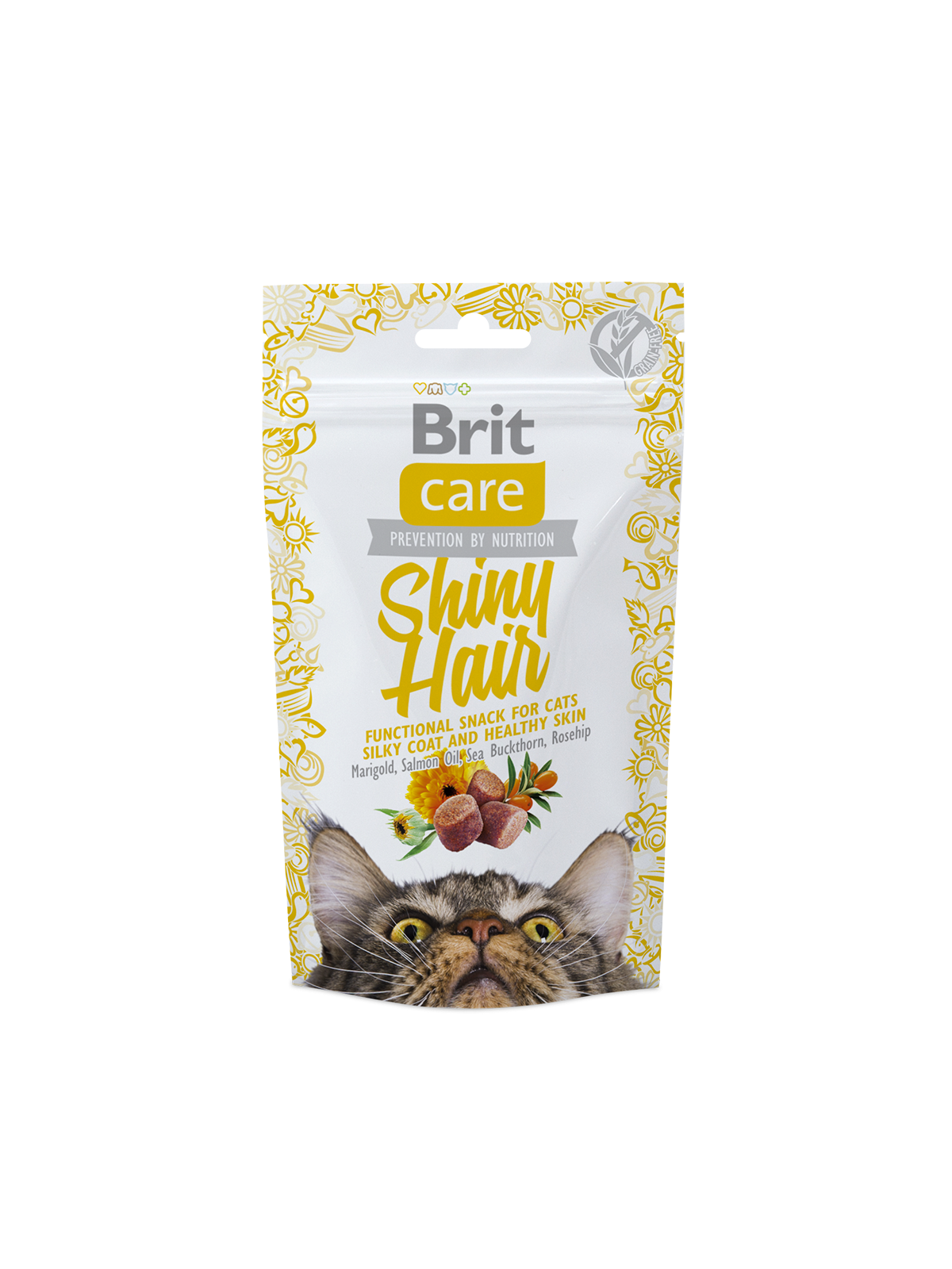 Brit Care Brit Care Cat Snack Shiny Hair 50 Gr