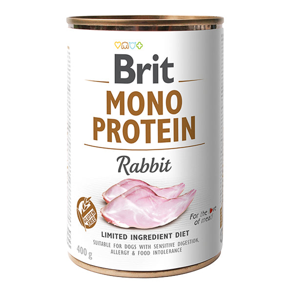 Brit Brit Dog Mono Protein cu Iepure 400 Gr - imagine 1
