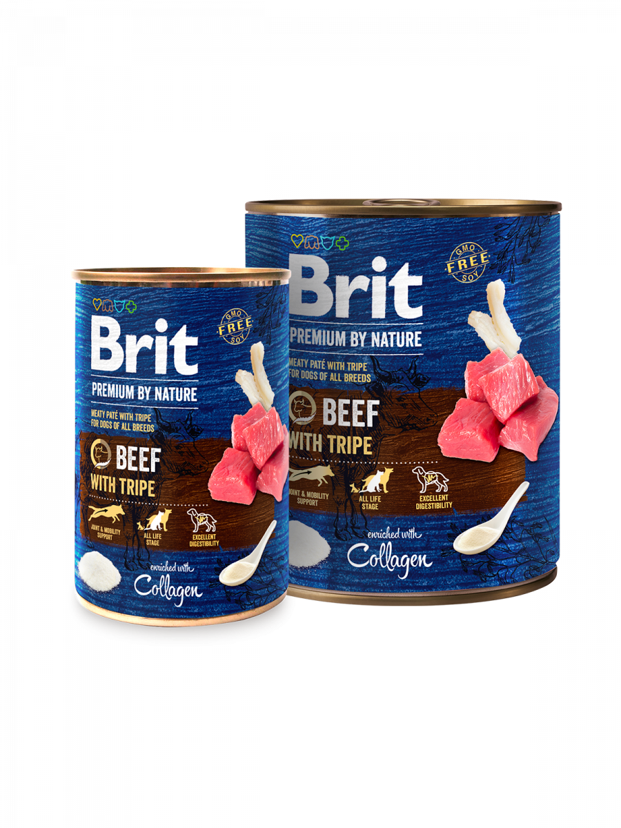 Brit Premium Brit Premium by Nature Dog Beef with Tripes Conserva - imagine 1