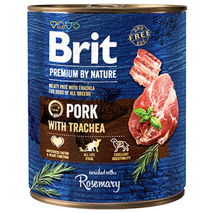 Brit Premium Brit Premium by Nature Pork with Trachea Adult Conserva - imagine 2