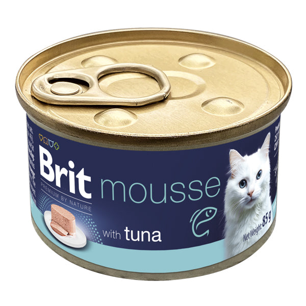 Brit Premium Cat Mousse cu Ton 85 g