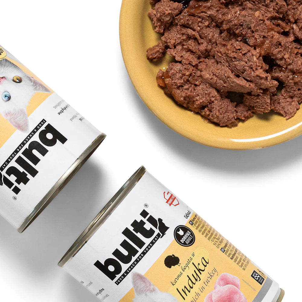 Bulti Hrana Umeda cu Pui, Vita si Curcan pentru Pisici 400 Gr