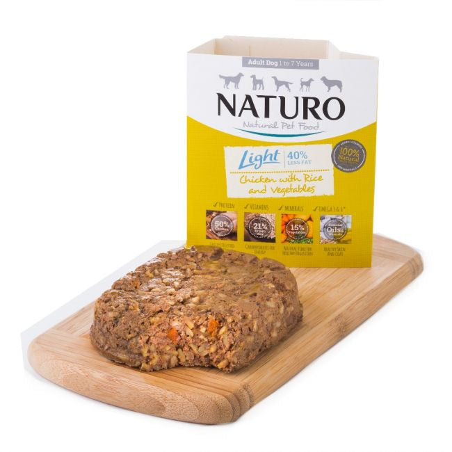 Caserola Naturo Adult Light cu Carne de Pui, Orez si Legume 400g