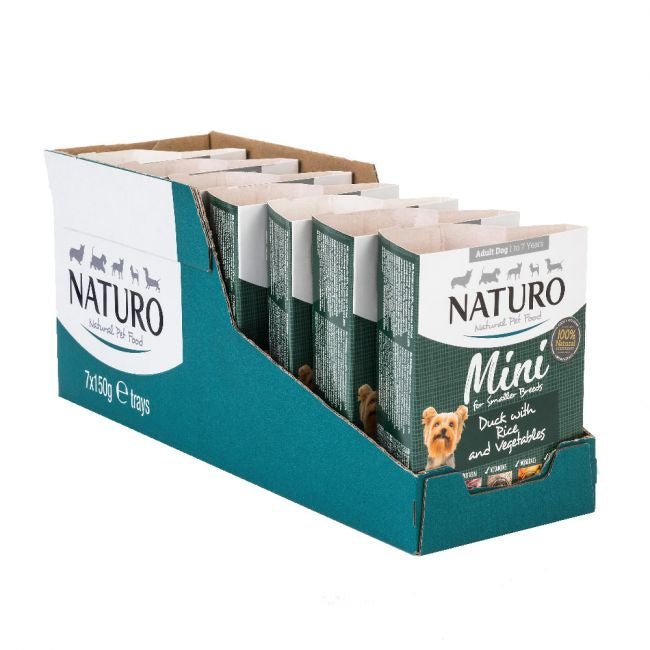 Caserola Naturo Adult Mini cu Carne de Rata, Orez si Legume 150 gr