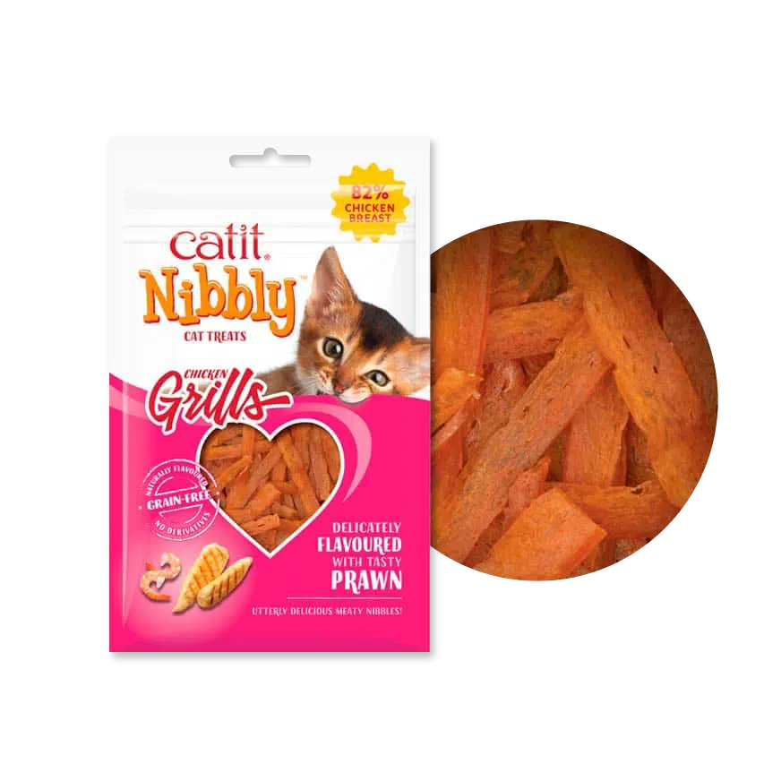Catit Catit Nibbly Grills cu Pui si Creveti 30 Gr - imagine 1
