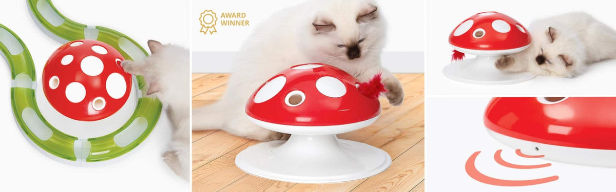 Catit Pixi Jucarie Dinamica Senses Mushroom pentru Pisici