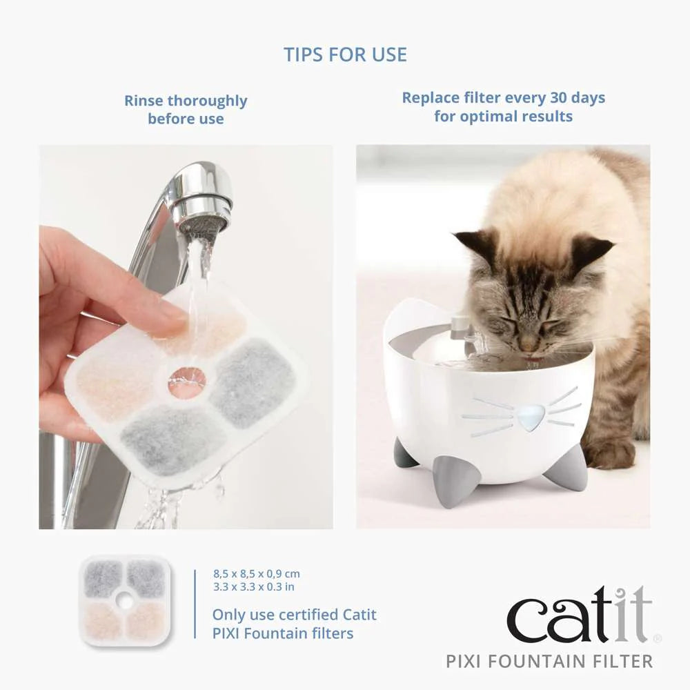 Catit Rezerve Filtre Triple Action pentru Fantanile Pixi