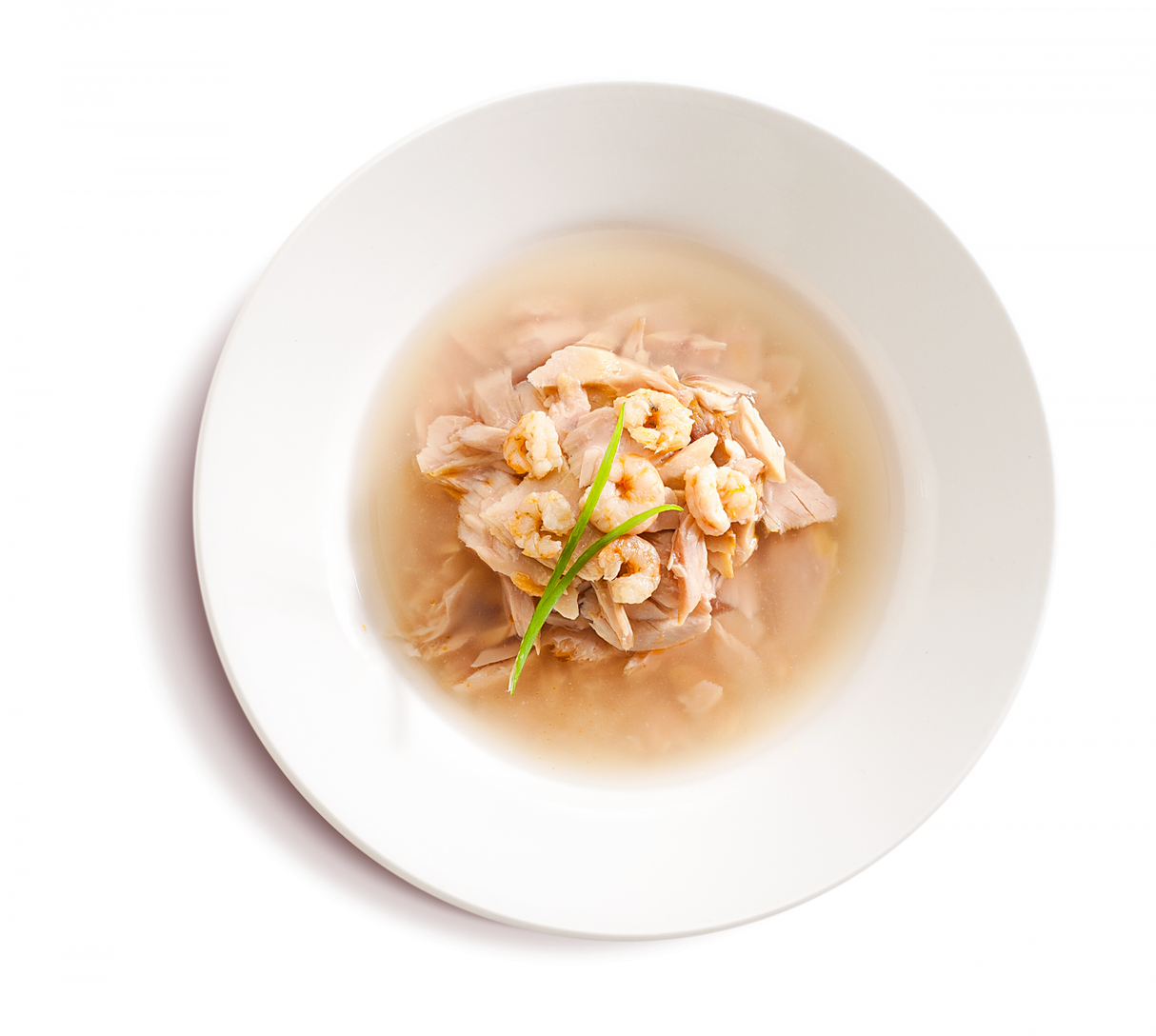 Cherie Adult Cat Grain Free Mix Fulgi de Ton cu Creveti in Sos