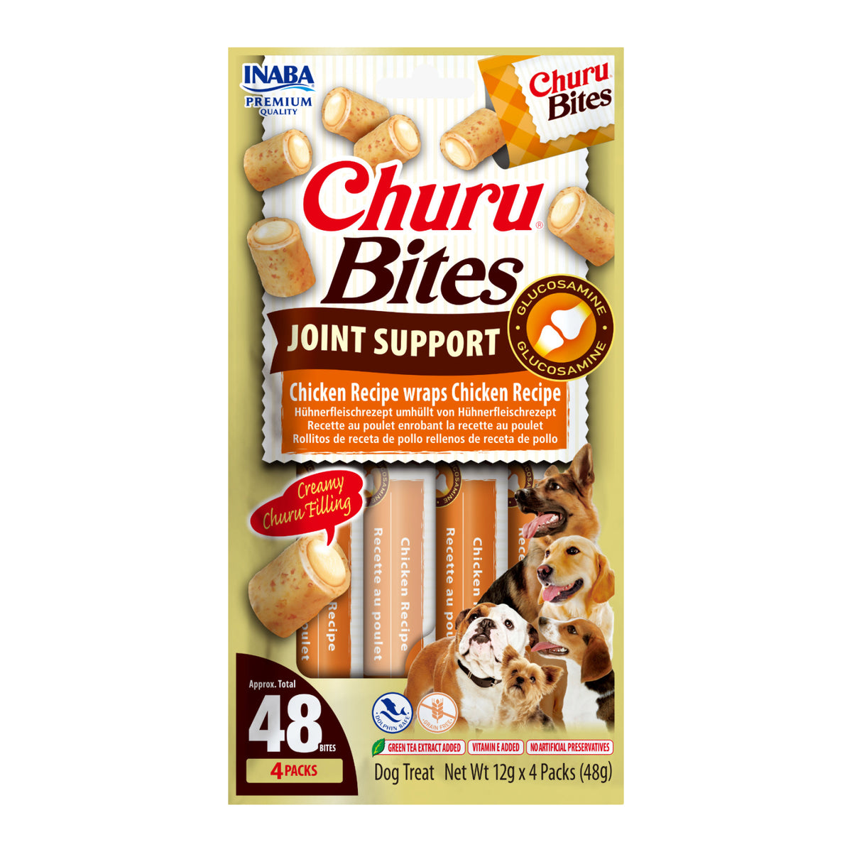 Churu Bites Joint Support Recompense cu Pui pentru Caini