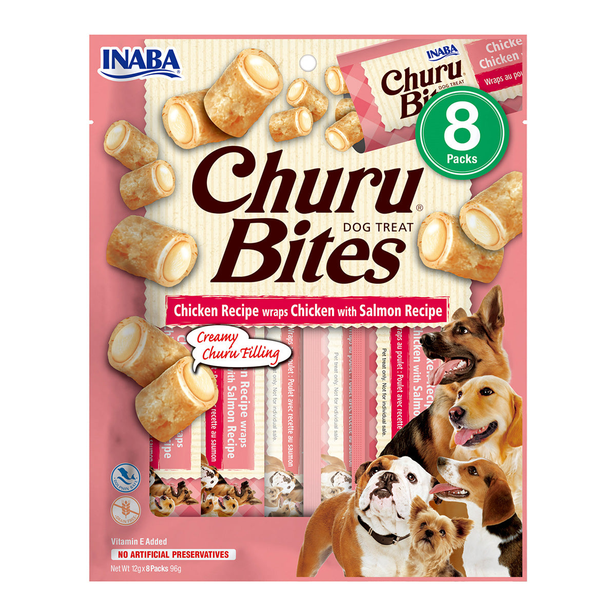 Inaba Churu Bites Recompense pentru Caini cu Pui si Somon - imagine 1