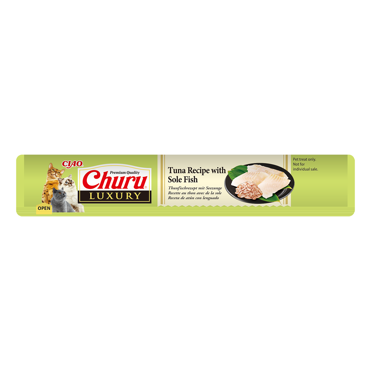 Inaba Churu Luxury Recompensa Cremoasa Reteta cu Ton si Sole fish - imagine 3