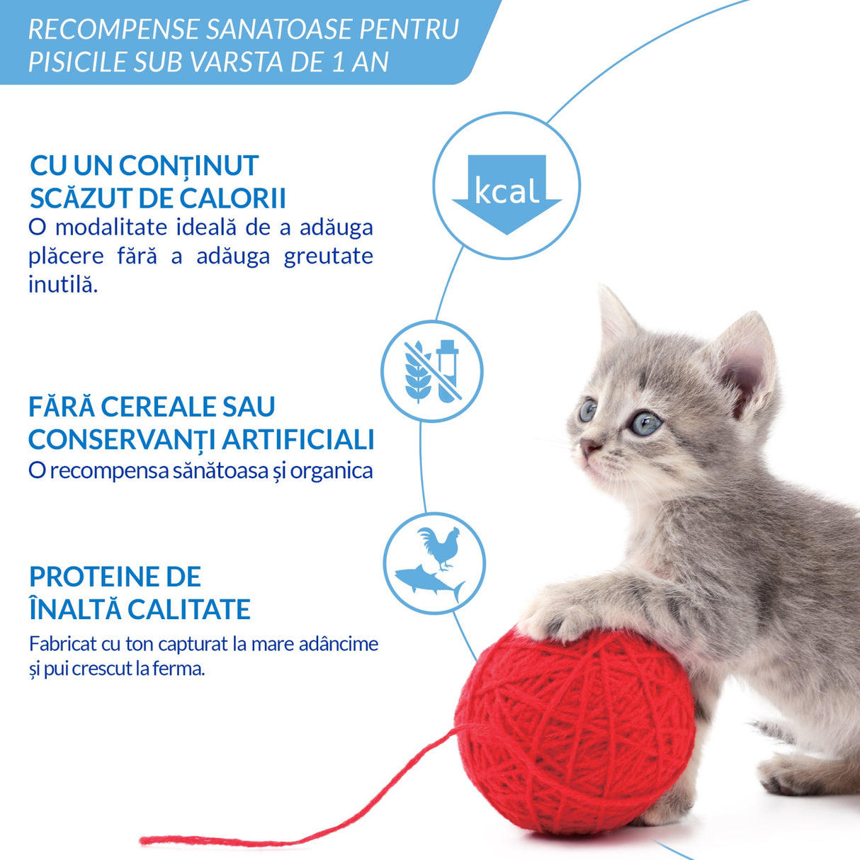 Churu Recompensa Cremoasa Kitten cu Pui