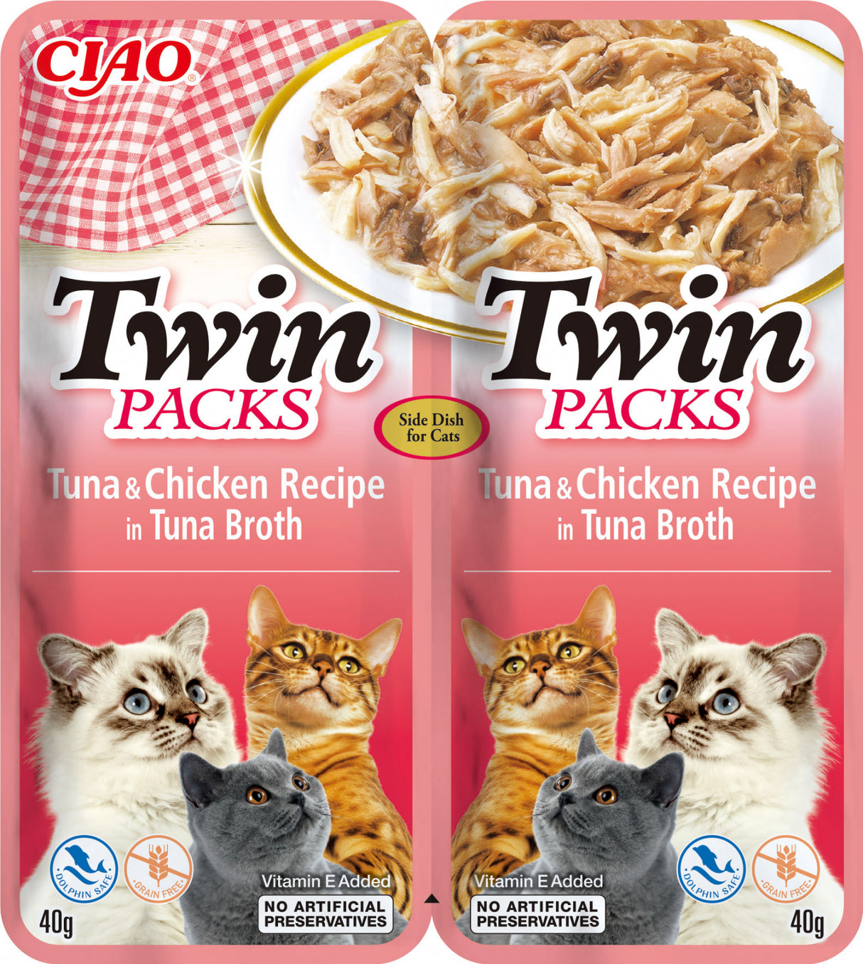 Ciao Cat Twin Reteta de Ton cu Pui in Supa de Ton