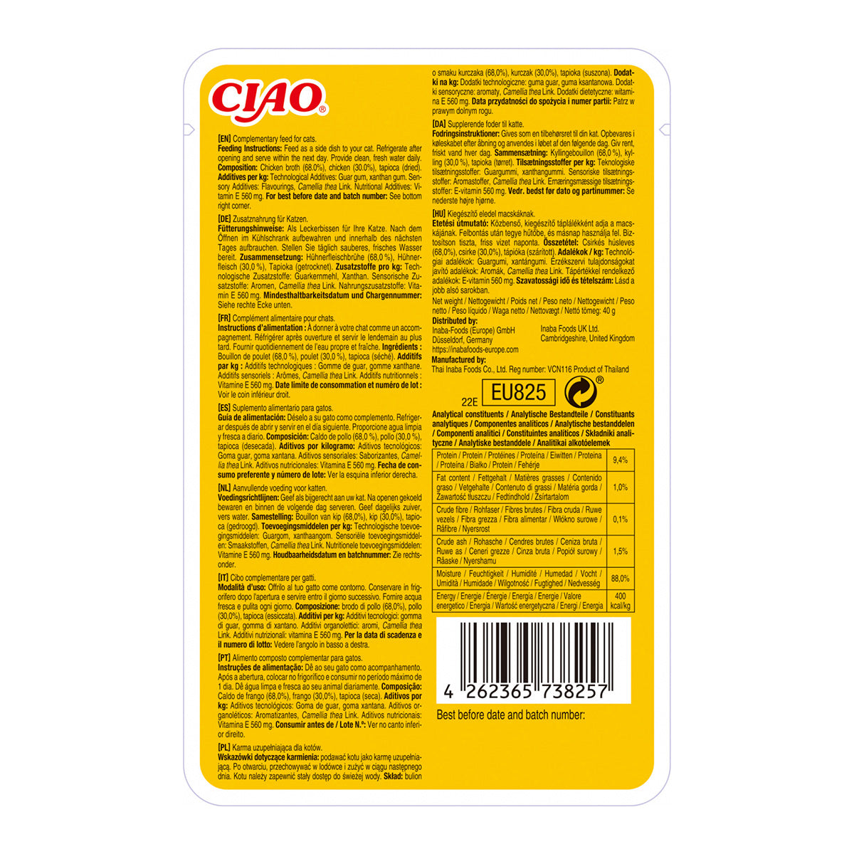 Inaba Ciao Churu Broth pentru Pisici cu Pui - imagine 2