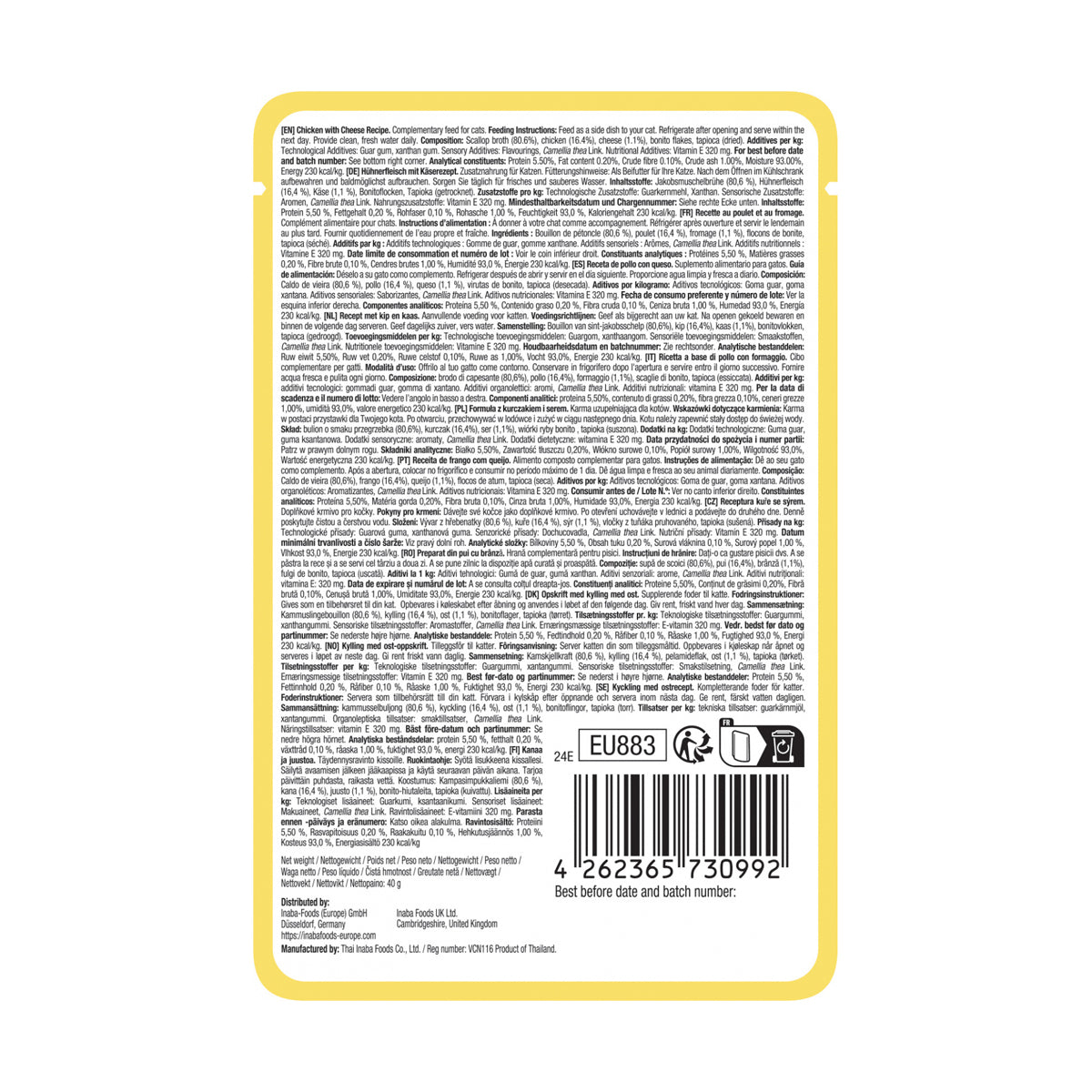 Inaba Ciao Dashi Delights Silky Broth Reteta cu Pui si Branza - imagine 2