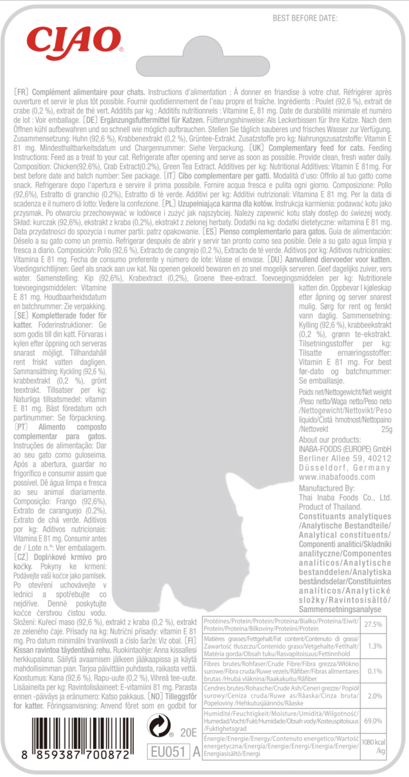 Ciao File de Pui la Gratar in Supa cu Aroma de Crab