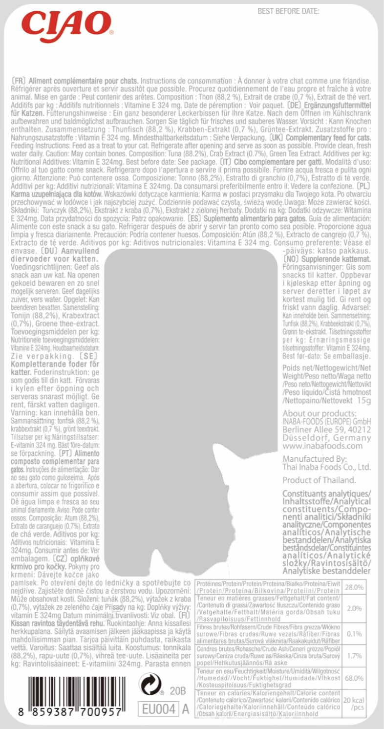 Ciao File de Ton la Gratar in Supa cu Aroma de Crab