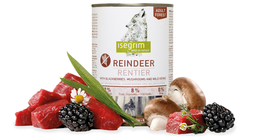 Isegrim Conserva Isegrim Monoprotein Dog Adult cu Carne de Ren