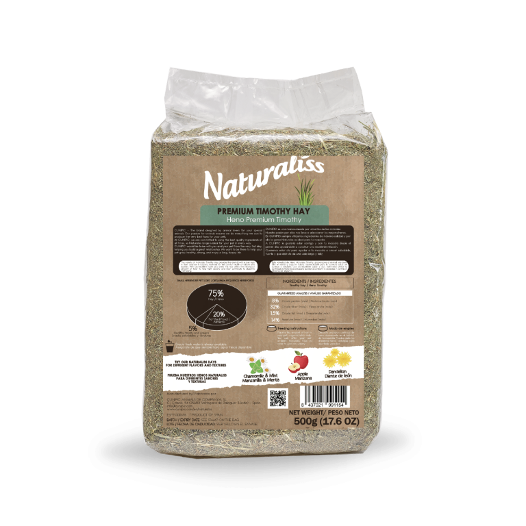 Cunipic Naturaliss Timothy Fan pentru Rozatoare 500 Gr