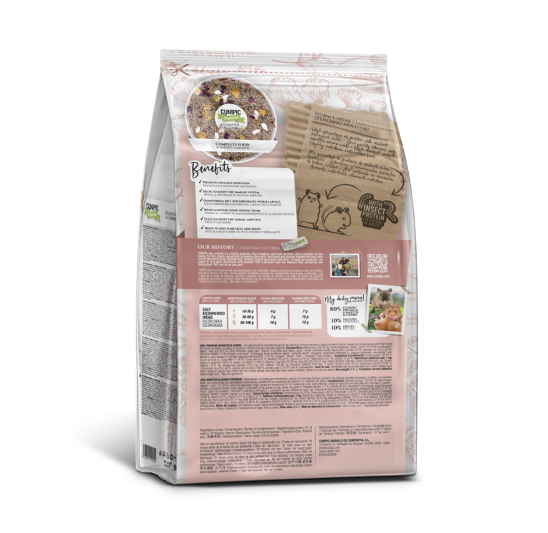 Cunipic Premium Line Hrana pentru Hamsteri si Gerbili 600 Gr