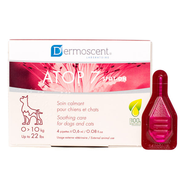 Dermoscent Dermoscent Atop 7 Spot On pentru caini si Pisici 4 Pipete