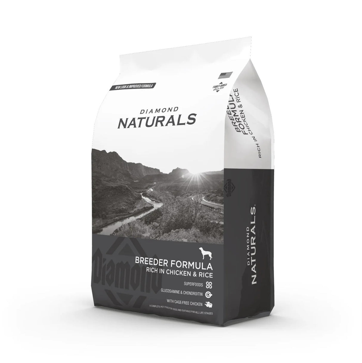 Diamond Naturals Diamond Natural Dog Chicken BREEDER Bag 20 Kg - imagine 2