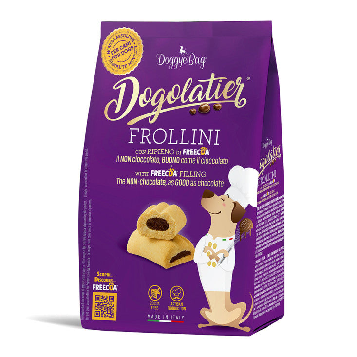 Doggyebag Dogolatier Biscuiti Frollini cu Freecoa pentru Caini 180 Gr