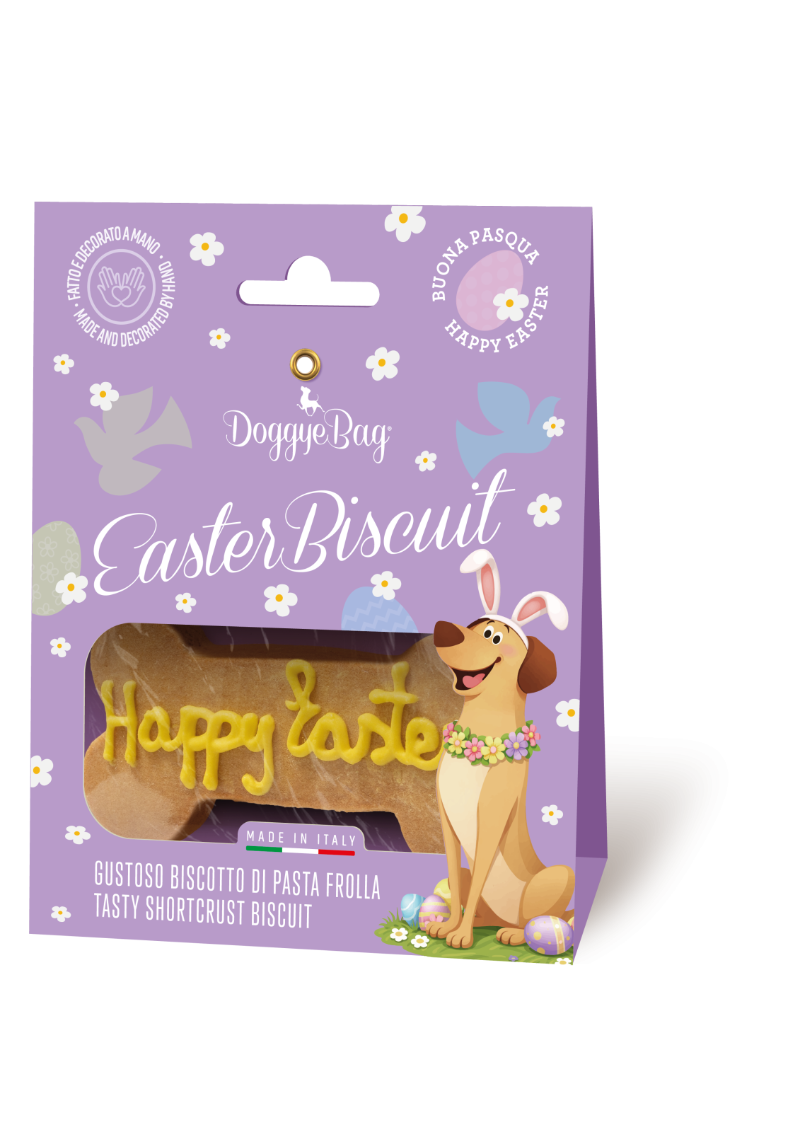 Doggyebag Happy Easter Biscuit Artizanal in Forma de Os pentru Caini 30 Gr