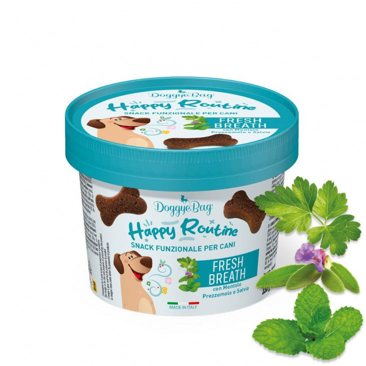 Doggyebag Happy Routine Fresh Breath Biscuiti Artizanali pentru Caini 150 Gr
