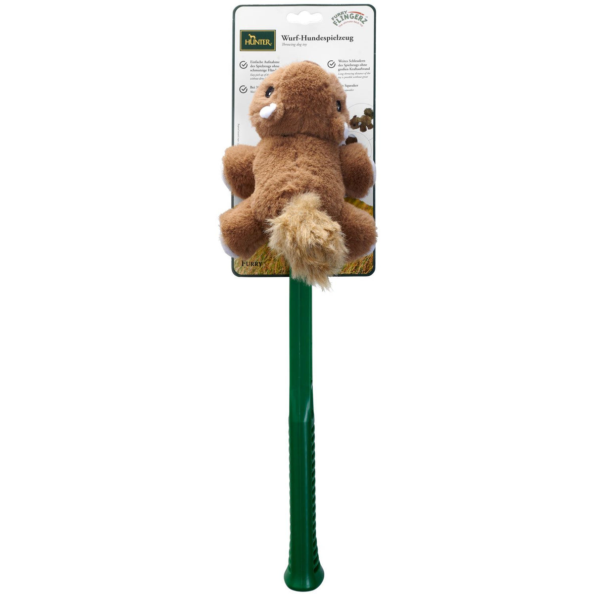 Hunter Jucarie de Aport Flingerz Furry Squirrel 22 Cm pentru Caini
