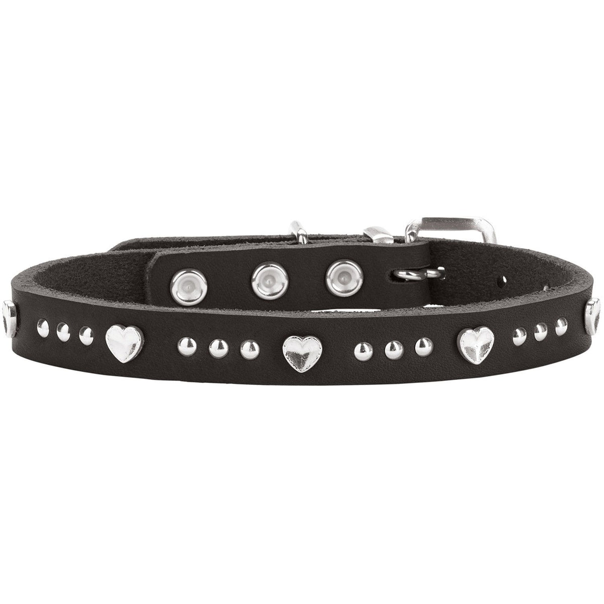 Hunter Zgarda Aalborg Hearts din Piele Naturala XXS-XS 27 Cm