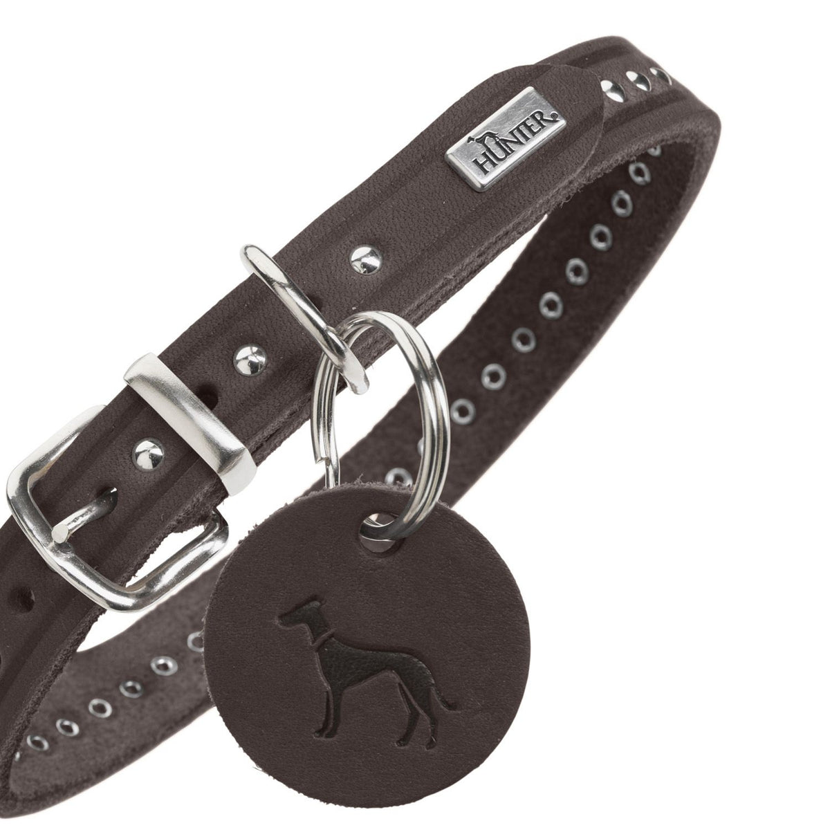 Hunter Zgarda Aalborg Style din Piele Naturala XS-S 37 Cm