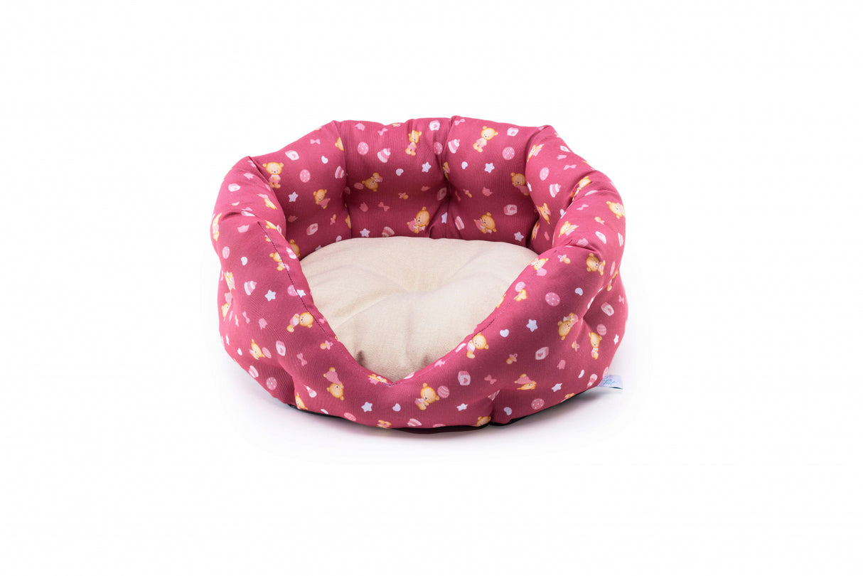 Leopet Leopet Culcus Zea Baby Bear Pink - imagine 1