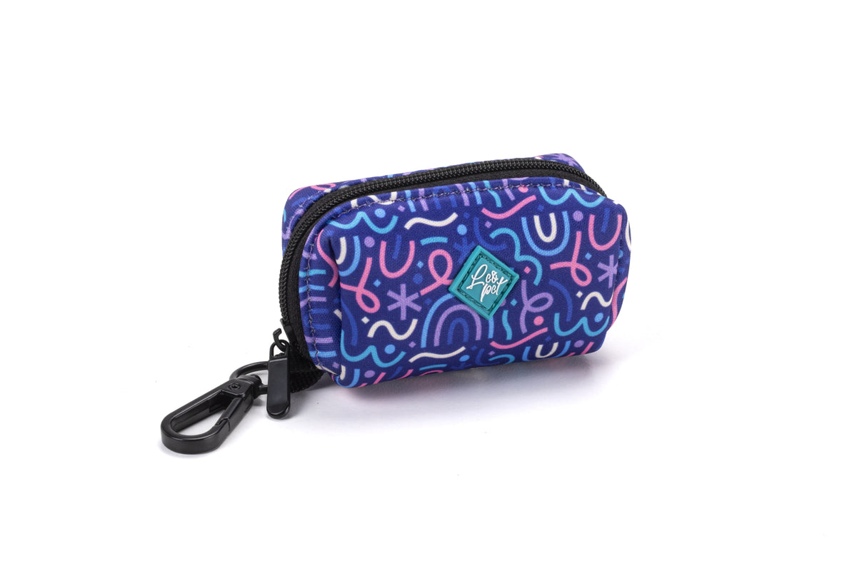 Leopet Dispenser din Neopren pentru Pungi Igienice Kaleido Patterns