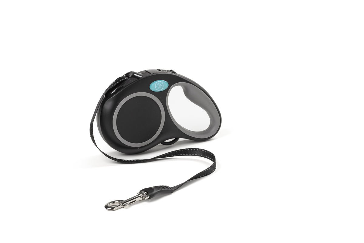 Leopet Lesa Retractabila pentru Caini Black